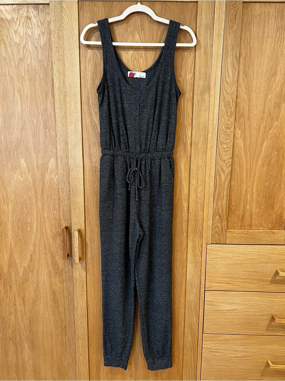 Free People Beach Bicoastal Jumpsuit Heather Grey Size XS Casual Loungewear